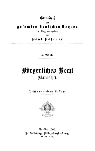 Bürgerliches Recht (Erbrecht)