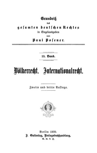 Völkerrecht. Internationalrecht.