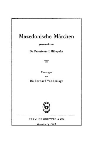 Mazedonische Märchen