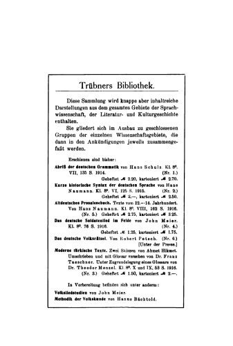 Altdeutsches Prosalesebuch: Texte vom 12.–14. Jahrhundert