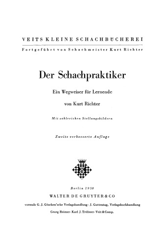 Der Schachpraktiker: Ein Wegweiser für Lernende