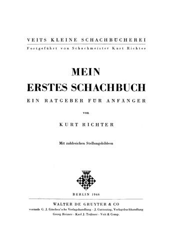 Mein erstes Schachbuch: Ein Ratgeber für Anfänger