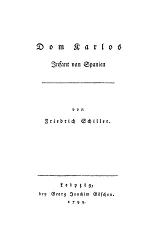 Dom Karlos, Infant von Spanien: Teil 1/2