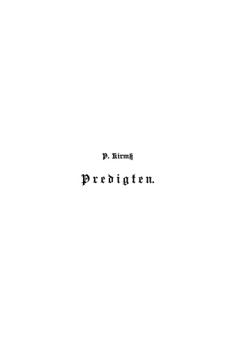 Predigten in der Neuen Kirche zu Berlin: Band 1