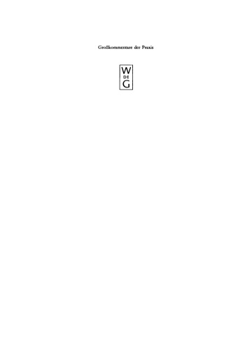 §§ 1–12 (Zweite Bearbeitung 1984) und GmbH-Novelle 1980