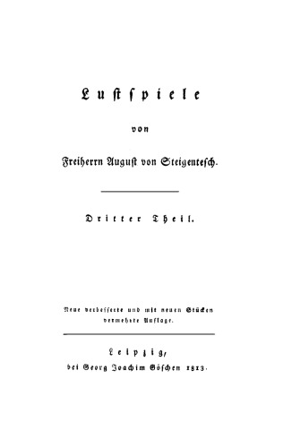 Lustspiele: Teil 3