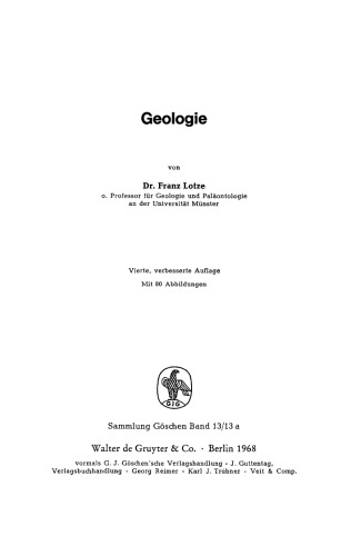 Geologie