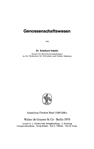 Genossenschaftswesen