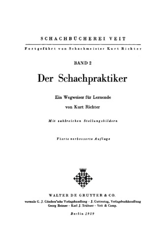 Der Schachpraktiker: Ein Wegweiser für Lernende