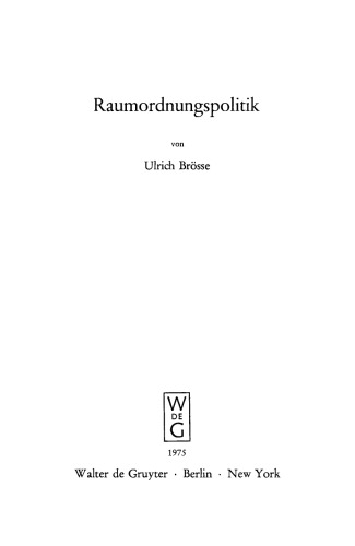 Raumordnungspolitik