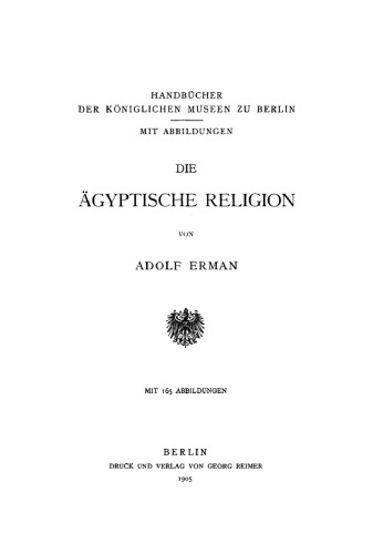 Die ägyptische Religion