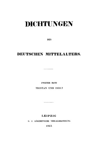 Tristan und Isolt