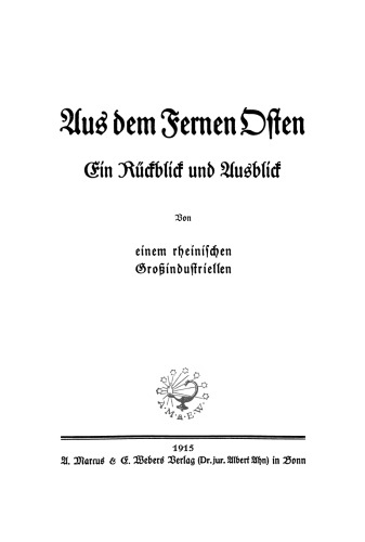 Aus dem fernen Osten: Ein Rückblick und Ausblick