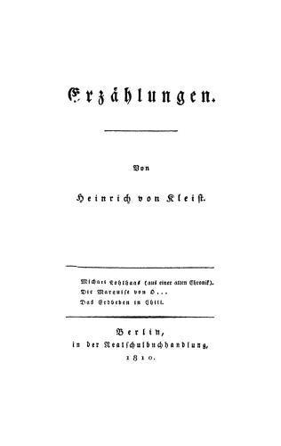 Erzählungen