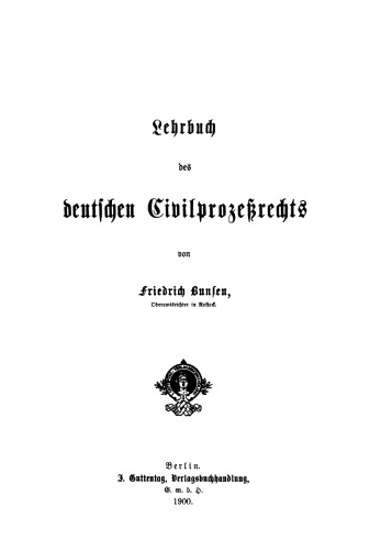 Lehrbuch des deutschen Civilprozeßrechts