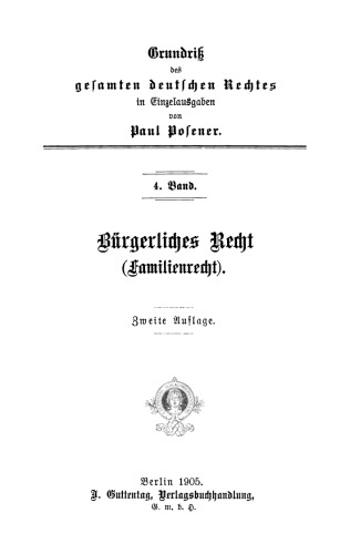 Bürgerliches Recht (Familienrecht)