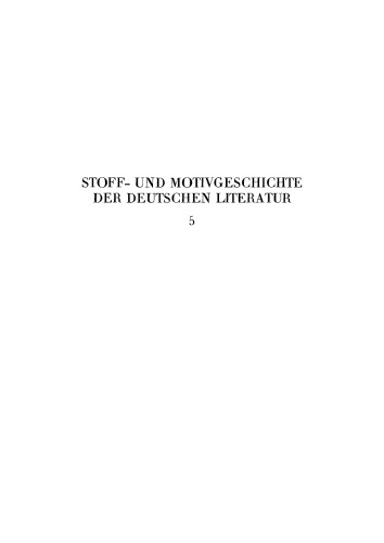 Heidelberg als Stoff und Motiv der deutschen Dichtung