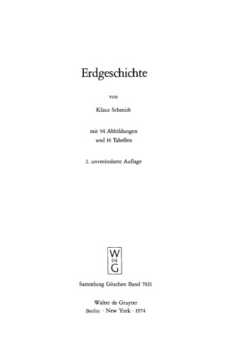 Erdgeschichte