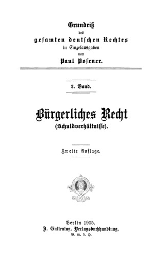 Bürgerliches Recht (Schuldverhältnisse)
