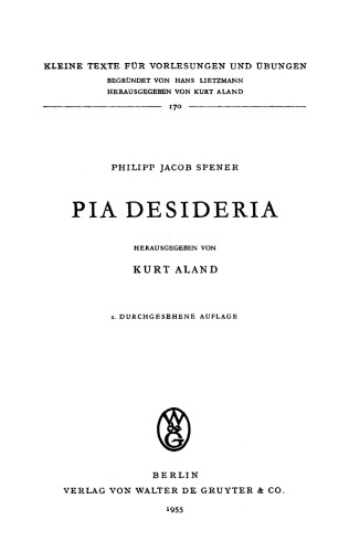 Pia Desideria