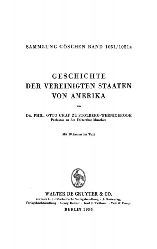 Geschichte der Vereinigten Staaten von Amerika