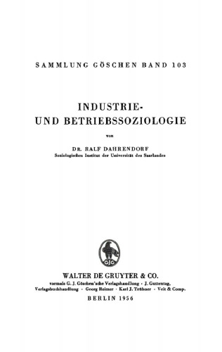 Industrie- und Betriebssoziologie