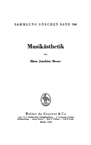 Musikästhetik