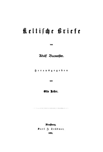 Keltische Briefe