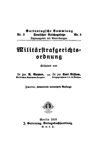 Militärstrafgerichtsordnung