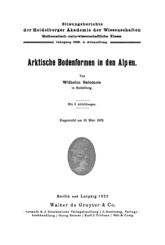 Arktische Bodenformen in den Alpen