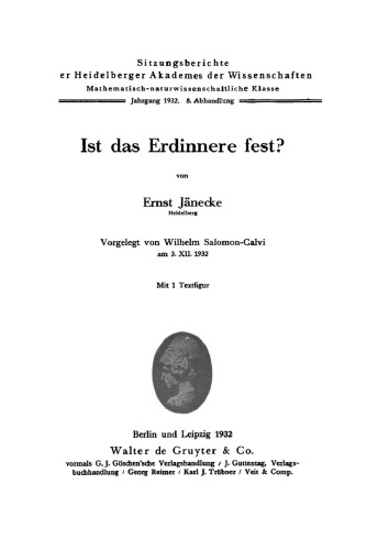 Ist das Erdinnere fest?
