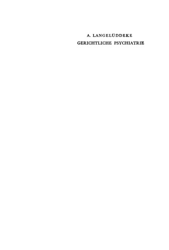 Gerichtliche Psychiatrie