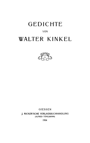 Gedichte