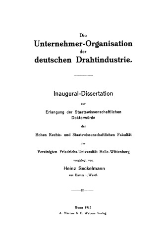 Die Unternehmer-Organisation der deutschen Drahtindustrie