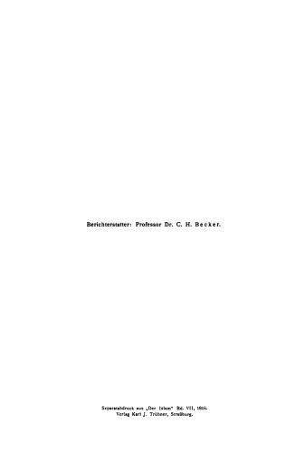 Ein arabisches Handbuch der Handelswissenschaft