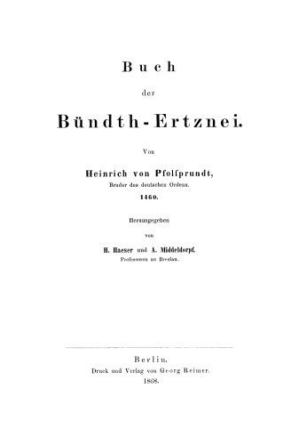 Buch der Bündth-Ertznei