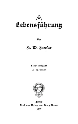 Lebensführung