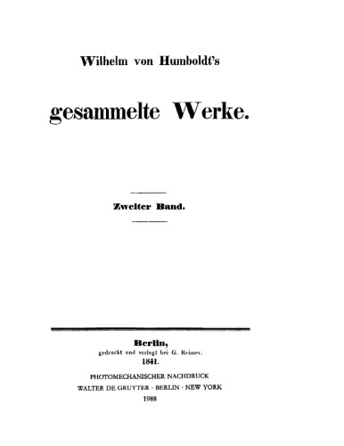 Gesammelte Werke: Band 2