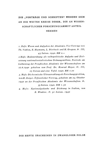Nationalgedanke und Dichtung in Italien