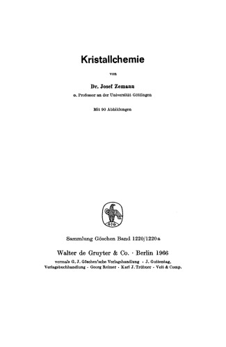 Kristallchemie
