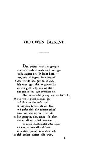 Vrouwen Dienest. Der Vrouwen Buoch