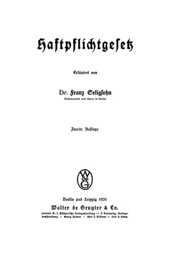 Haftpflichtgesetz