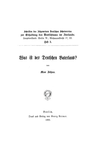 Was ist des Deutschen Vaterland?