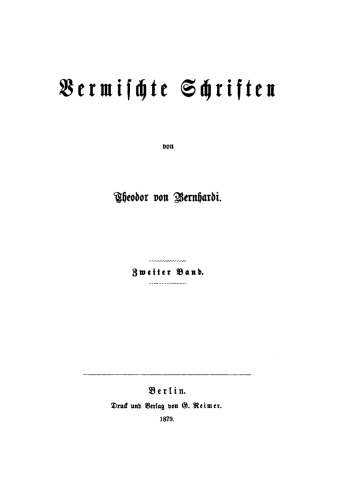 Vermischte Schriften: Band 2