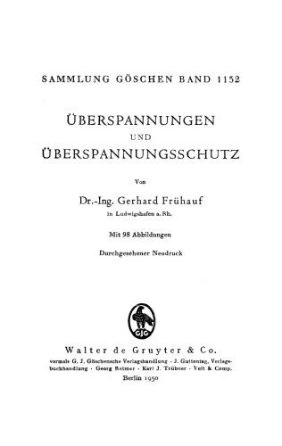 Überspannungen und Überspannungsschutz