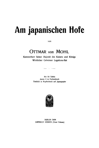 Am japanischen Hofe