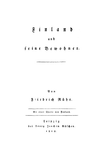 Finland und seine Bewohner