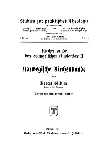 Norwegische Kirchenkunde