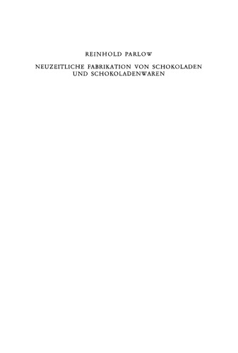 Neuzeitliche Fabrikation von Schokoladen und Schokoladenwaren