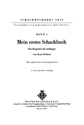 Mein erstes Schachbuch: Ein Ratgeber für Anfänger